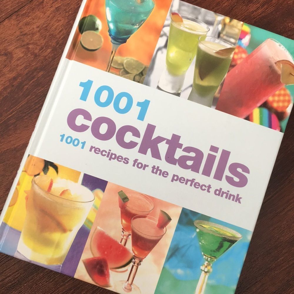 1001 Cocktails Recipes Coffee Table Book